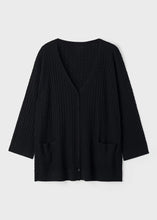 Charger l'image dans la galerie, Deluxe Mini Cable Merino Wool Knit Cardigan
