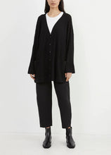 Charger l'image dans la galerie, Deluxe Mini Cable Merino Wool Knit Cardigan