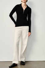 Load image into Gallery viewer, Felix Merino Wool Zip-Up Knit Long Sleeve