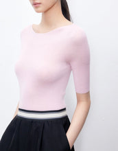 Load image into Gallery viewer, Carol Seamless Super Fine Merino Boat Neck Top