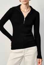 Load image into Gallery viewer, Felix Merino Wool Zip-Up Knit Long Sleeve