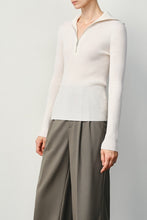 Load image into Gallery viewer, Felix Merino Wool Zip-Up Knit Long Sleeve