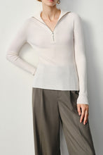 Load image into Gallery viewer, Felix Merino Wool Zip-Up Knit Long Sleeve