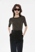 Load image into Gallery viewer, Carol Seamless Super Fine Merino Boat Neck Top