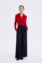 Load image into Gallery viewer, Felix Merino Wool Zip-Up Knit Long Sleeve