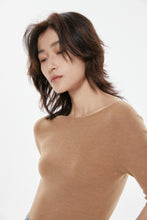 Load image into Gallery viewer, Carol Seamless Super Fine Merino Boat Neck Top