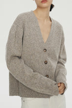 Cargar imagen en el visor de la galería, Melange Premier Merino Wool Open Cardigan