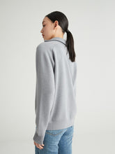 画像をギャラリービューアに読み込む, ÀIMAI Zip-neck High-density Wool Sweater
