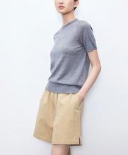 将图片加载到图库查看器,Maya Seamless Wool Knit Short Sleeve