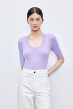将图片加载到图库查看器,Eva Merino U-neck Top
