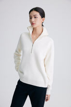 画像をギャラリービューアに読み込む, ÀIMAI Zip-neck High-density Wool Sweater
