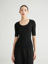 将图片加载到图库查看器,Eva Merino U-neck Top