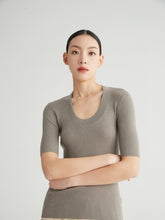 将图片加载到图库查看器,Eva Merino U-neck Top