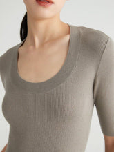 将图片加载到图库查看器,Eva Merino U-neck Top