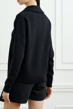 画像をギャラリービューアに読み込む, ÀIMAI Zip-neck High-density Wool Sweater