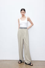 将图片加载到图库查看器,Garcon Simple Drape Belt Wide Leg Pants