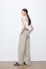 将图片加载到图库查看器,Garcon Simple Drape Belt Wide Leg Pants
