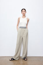 将图片加载到图库查看器,Garcon Simple Drape Belt Wide Leg Pants