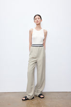 将图片加载到图库查看器,Garcon Simple Drape Belt Wide Leg Pants