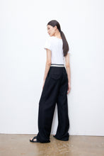 将图片加载到图库查看器,Garcon Simple Drape Belt Wide Leg Pants