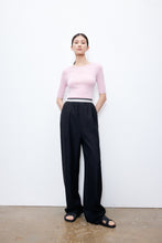 将图片加载到图库查看器,Garcon Simple Drape Belt Wide Leg Pants