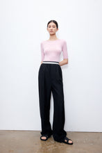 将图片加载到图库查看器,Garcon Simple Drape Belt Wide Leg Pants