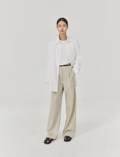 将图片加载到图库查看器,Garcon Simple Drape Belt Wide Leg Pants