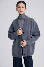 Cargar imagen en el visor de la galería, Comfy Premier Merino Wool V-Neck Cocoon Cardigan