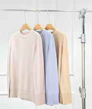 画像をギャラリービューアに読み込む, Wick Premier Cashmere Merino Wool Round Neck Sweater