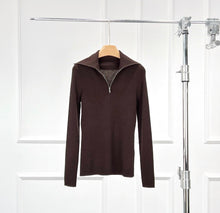 画像をギャラリービューアに読み込む, Felix Merino Wool Zip Knit – Effortless Elegance, Redefined