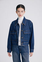 Cargar imagen en el visor de la galería, Diamond Wool and Mulberry Silk High-Neck Long Sleeve