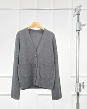 Load image into Gallery viewer, Jewel Premier Cashmere Merino Wool Cardigan