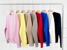 Cargar imagen en el visor de la galería, Isabel Premier Cashmere Merino Wool Round Neck Sweater