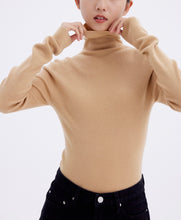 Cargar imagen en el visor de la galería, Camelia Thickened Seamless Turtleneck