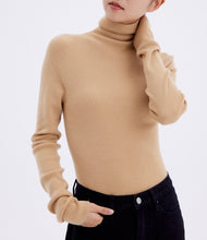 Cargar imagen en el visor de la galería, Camelia Thickened Seamless Turtleneck