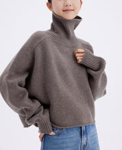Load image into Gallery viewer, EHUD Wool Turtleneck Sweater