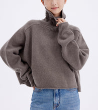 Load image into Gallery viewer, EHUD Wool Turtleneck Sweater