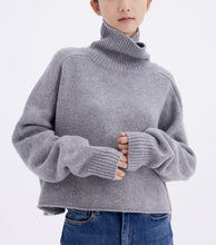 Load image into Gallery viewer, EHUD Wool Turtleneck Sweater