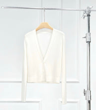 Load image into Gallery viewer, Kow Extra Fine Merino Wool-Silk V-Neck Cardigan