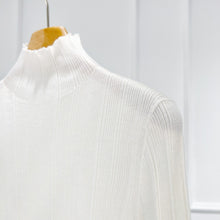 将图片加载到图库查看器,NARANO Wool Waffle Knit Turtleneck