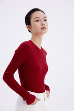 画像をギャラリービューアに読み込む, Cindy Pit Knit Extra Fine Merino Sweater