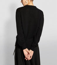 将图片加载到图库查看器,Jo V Neck Vintage Polo Cashmere Sweater