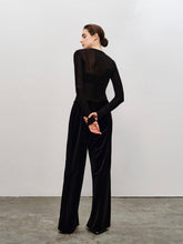 Load image into Gallery viewer, Jolie Velvet Wide-Leg Pants
