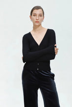 Load image into Gallery viewer, Jolie Velvet Wide-Leg Pants