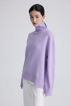 画像をギャラリービューアに読み込む, Phoebe Premier Merino Wool Oversized Turtleneck Sweater