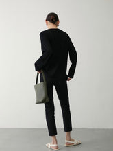 将图片加载到图库查看器,Lisa Extra Fine Merino Round Neck Long Sleeve Sweater