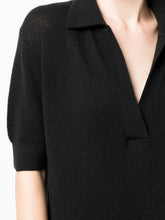 将图片加载到图库查看器,Jo Premier Cashmere Polo Neck Short Sleeve Sweater