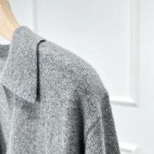 将图片加载到图库查看器,Jo Premier Cashmere Polo Neck Short Sleeve Sweater
