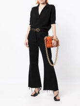 将图片加载到图库查看器,Jo Premier Cashmere Polo Neck Short Sleeve Sweater