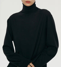 将图片加载到图库查看器,ELAM Turtleneck Long Sleeves Super Fine Merino Sweater